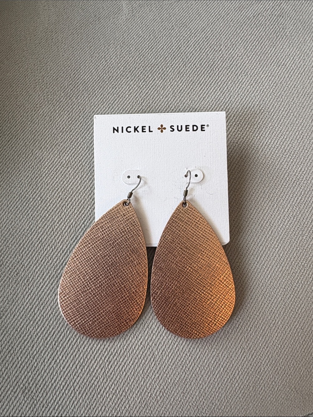 Nickel + Suede Earrings